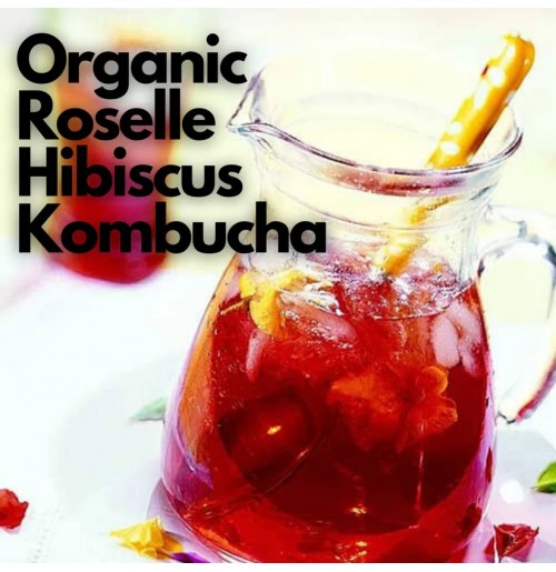 *Kombucha - Roselle Hibiscus - 350 ml (by Satva Farm)